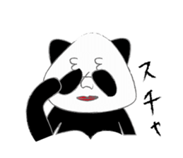 triangle panda sticker #667407