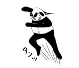 triangle panda sticker #667412