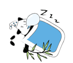 triangle panda sticker #667416