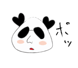 triangle panda sticker #667418