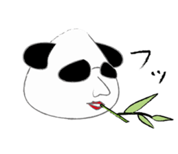 triangle panda sticker #667420