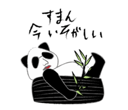 triangle panda sticker #667423