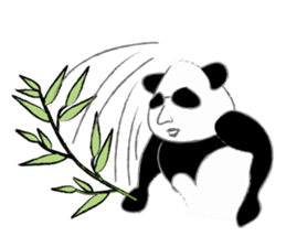 triangle panda sticker #667424