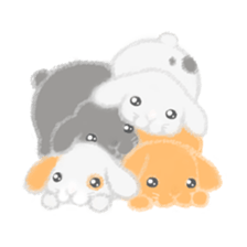 Hold! Rabbits (English) sticker #668014