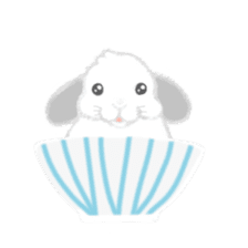 Hold! Rabbits (English) sticker #668016