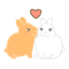 Hold! Rabbits (English) sticker #668019