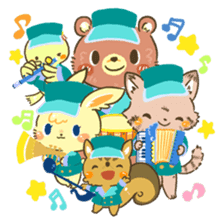 Musical Band of the Forest sticker #668185