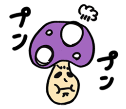 Poisonous Mushroom Jimeta sticker #668572