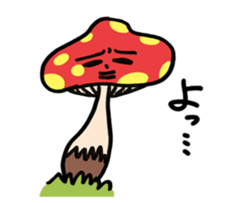 Poisonous Mushroom Jimeta sticker #668580