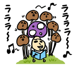 Poisonous Mushroom Jimeta sticker #668584