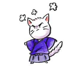 Samurai Cat. sticker #668935