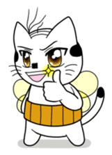 A mustache mew a flower mew sticker #669230