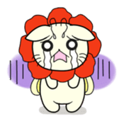 A mustache mew a flower mew sticker #669233