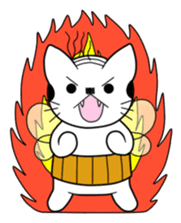 A mustache mew a flower mew sticker #669238