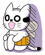 A mustache mew a flower mew sticker #669240