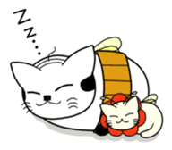 A mustache mew a flower mew sticker #669265