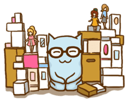 Doll Fan "MEGANEKO" sticker #669311