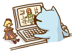 Doll Fan "MEGANEKO" sticker #669324