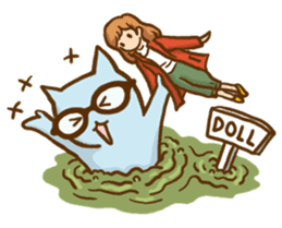 Doll Fan "MEGANEKO" sticker #669343