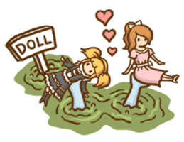 Doll Fan "MEGANEKO" sticker #669344