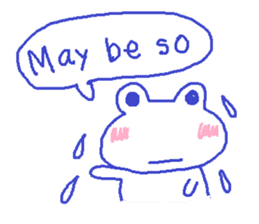 Small frog kero sticker #669393