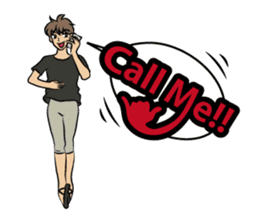 We love ballet sticker #669501