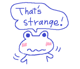 Small frog kero 2 sticker #669514