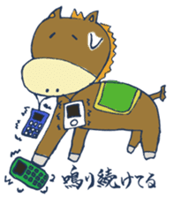 Mr.Sweatshop Horse & his co-workers sticker #669727