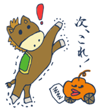 Mr.Sweatshop Horse & his co-workers sticker #669734