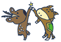 Mr.Sweatshop Horse & his co-workers sticker #669742