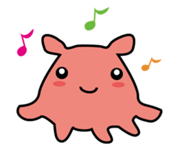 Deep-sea organisms sticker #669999