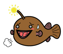 Deep-sea organisms sticker #670022