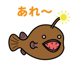 Deep-sea organisms sticker #670023