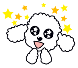 Naughty Cute Poodles! sticker #670186