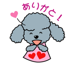 Naughty Cute Poodles! sticker #670190