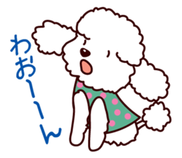 Naughty Cute Poodles! sticker #670191