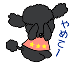 Naughty Cute Poodles! sticker #670194