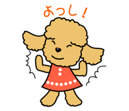 Naughty Cute Poodles! sticker #670199