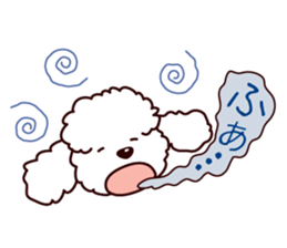 Naughty Cute Poodles! sticker #670201