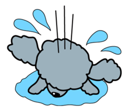 Naughty Cute Poodles! sticker #670203