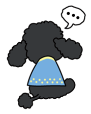 Naughty Cute Poodles! sticker #670206