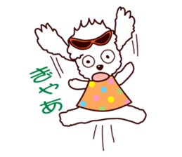 Naughty Cute Poodles! sticker #670212