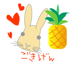 Peco of a rabbit sticker #670666