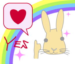 Peco of a rabbit sticker #670671