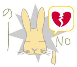 Peco of a rabbit sticker #670672