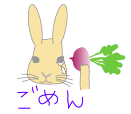 Peco of a rabbit sticker #670674