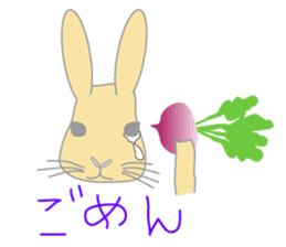 Peco of a rabbit sticker #670674