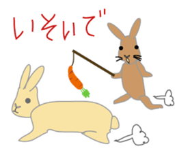 Peco of a rabbit sticker #670690