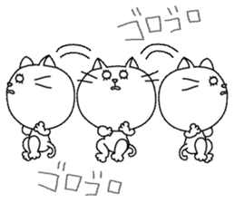 White cat Sticker sticker #671462