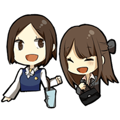 Hardworking office ladies